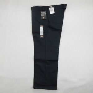 Dickies Womens Pants 12P Blue Straight Leg Work Pants New